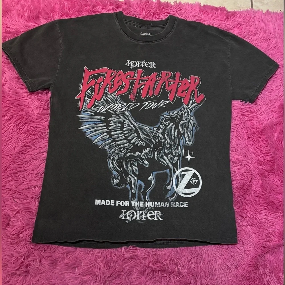 Fire Starter Cotton Short Sleeve Tour Tee Men Size Small